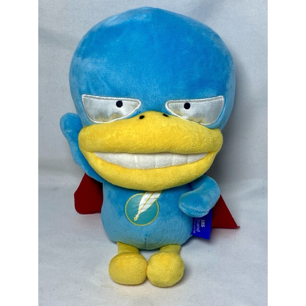 SBS Korean Television Super Duck Plush Rare Stuffed Animal Beanie‎ HTF Korea